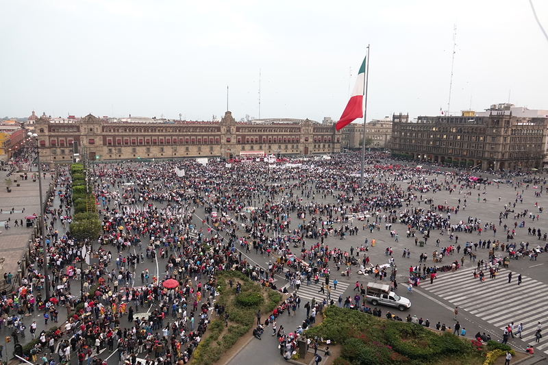 El Zócalo in Mexico City