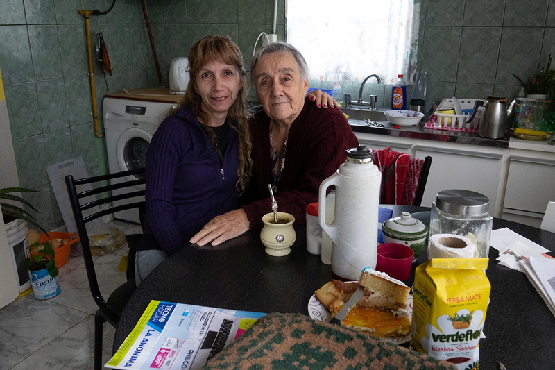 Elsa and Nora in Río Gallegos, Argentina