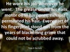 A brief description of my father's hands.